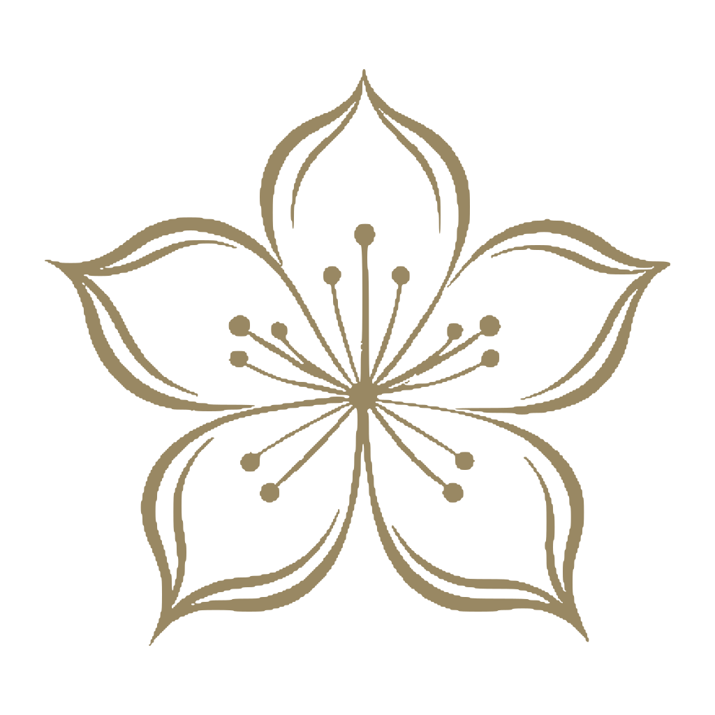 Gouden bloesem, symbool voor bloei en vernieuwing.