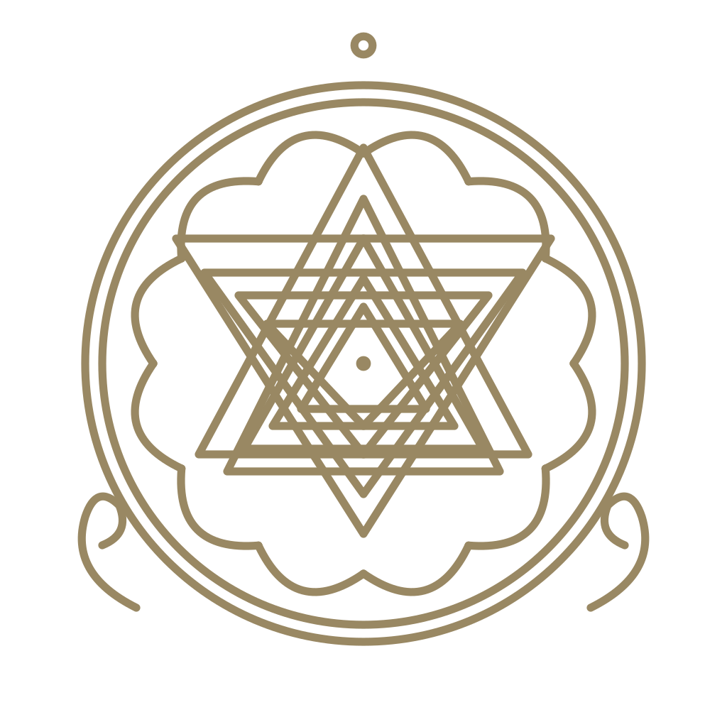 Umoja Sri Yantra sierlijk wit